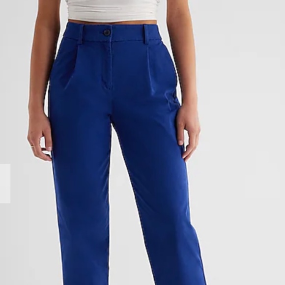 Express High Waisted Ankle Chino Pants - Picture 2 of 6